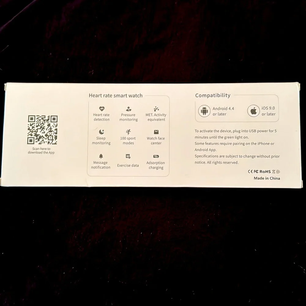 Heart Rate Smart Watch - Picture 3 of 3